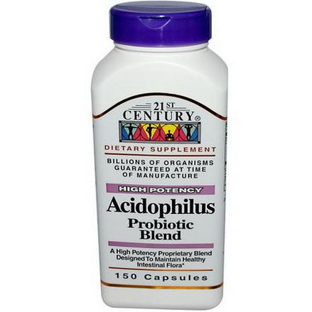 21st Century Health Care, Acidophilus, Probiotic Blend, 150 Capsules