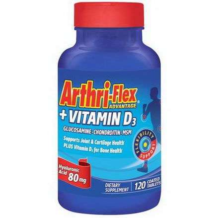 21st Century Health Care, Arthri-Flex Advantage, Vitamin D3, 120 Coated Tablets
