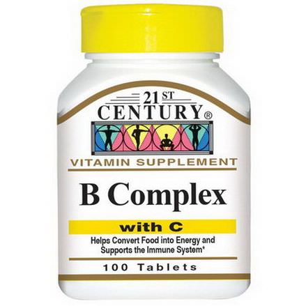21st Century Health Care, B Complex, with C, 100 Tablets