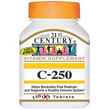 21st Century Health Care, C-250, 110 Tablets