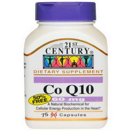 21st Century Health Care, CoQ10, 60mg, 75 Capsules