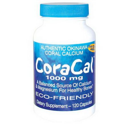 21st Century Health Care, CoraCal, 1000mg, 120 Capsules
