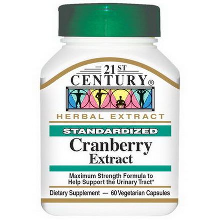 21st Century Health Care, Cranberry Extract, Standardized, 60 Veggie Caps