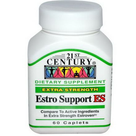 21st Century Health Care, Estro Support ES, Extra Strength, 60 Caplets