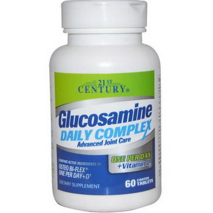 21st Century Health Care, Glucosamine Daily Complex, 60 Coated Tablets