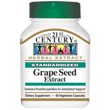 21st Century Health Care, Grape Seed Extract, 60 Veggie Caps