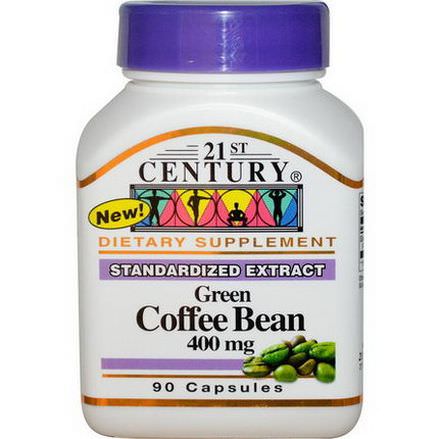 21st Century Health Care, Green Coffee Bean, 400mg, 90 Capsules
