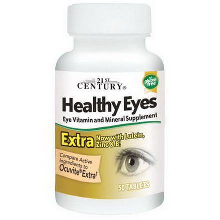21st Century Health Care, Healthy Eyes Extra, 50 Tablets