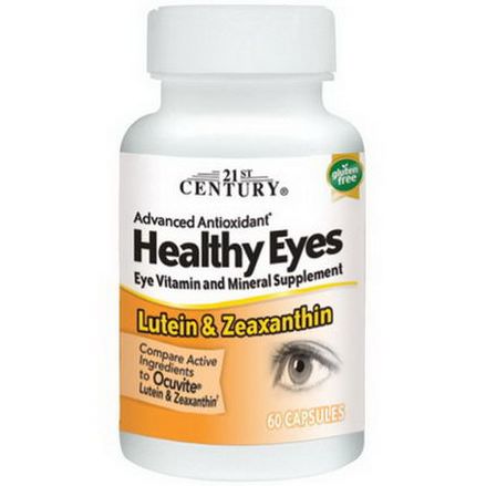 21st Century Health Care, Healthy Eyes, Lutein&Zeaxanthin, 60 Capsules