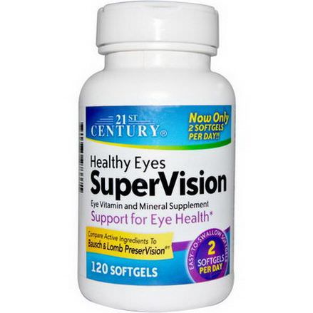 21st Century Health Care, Healthy Eyes SuperVision, 120 Softgels