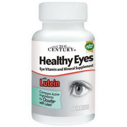 21st Century Health Care, Healthy Eyes with Lutein, 60 Tablets