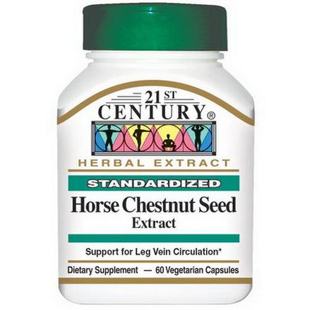 21st Century Health Care, Horse Chestnut Seed Extract, Standardized, 60 Veggie Caps
