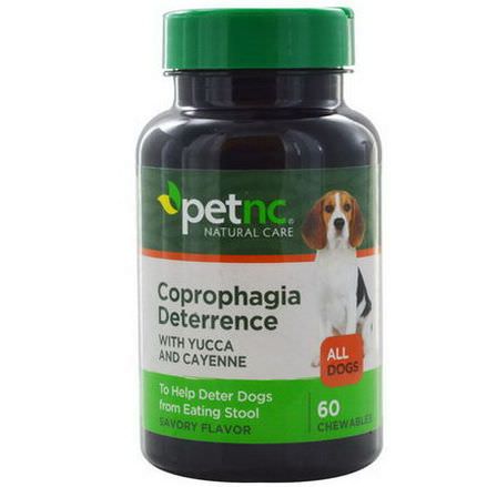 21st Century Health Care, Pet Natural Care, Coprophagia Deterrence, Savory Flavor, 60 Chewables