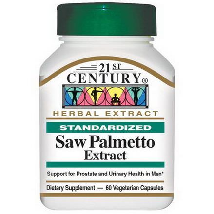 21st Century Health Care, Saw Palmetto Extract, 60 Veggie Caps