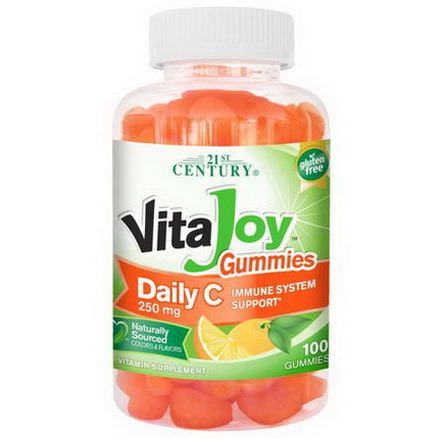 21st Century Health Care, VitaJoy Daily C Gummies, 250mg, 100 Gummies