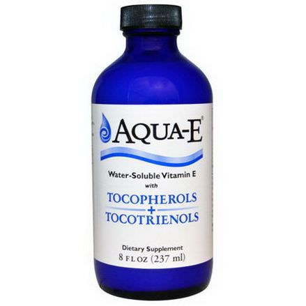 A.C. Grace Company, Aqua-E, Water-Soluble Vitamin E with Tocopherols Tocotrienols 237ml