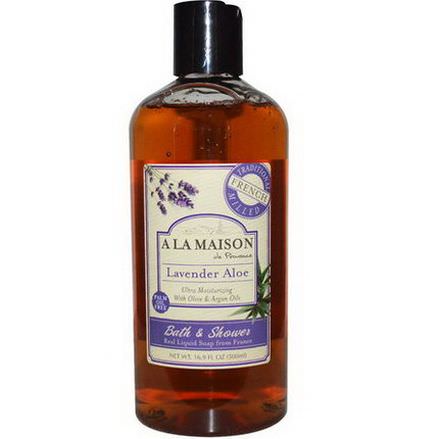 A La Maison de Provence, Bath&Shower Liquid Soap, Lavender Aloe 500ml