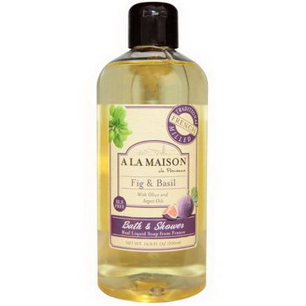 A La Maison de Provence, Bath and Shower Liquid Soap, Fig&Basil 500ml
