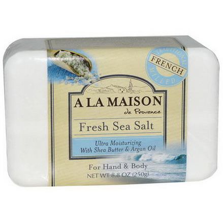 A La Maison de Provence, Hand&Body Bar Soap, Fresh Sea Salt 250g