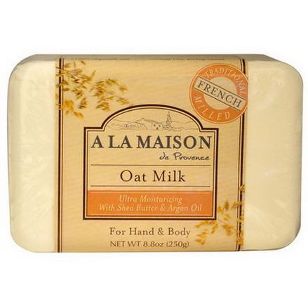 A La Maison de Provence, Hand&Body Bar Soap, Oat Milk 250g