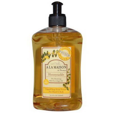 A La Maison de Provence, Hand&Body Liquid Soap, Honeysuckle 500ml
