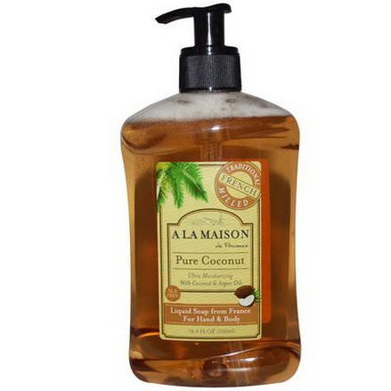 A La Maison de Provence, Hand&Body Liquid Soap, Pure Coconut 500ml