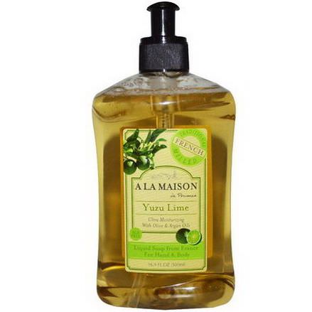 A La Maison de Provence, Hand&Body Liquid Soap, Yuzu Lime 500ml