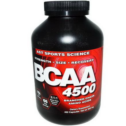 AST Sports Science, BCAA, 4500, 462 Capsules