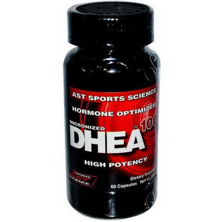 AST Sports Science, DHEA 100, Micronized, 100mg, 60 Capsules
