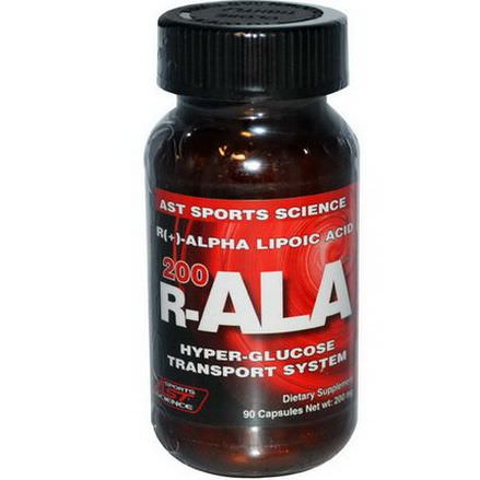 AST Sports Science, R-ALA 200, 200mg, 90 Capsules