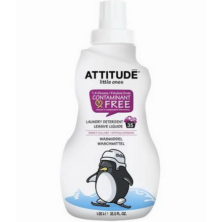 ATTITUDE, Little Ones, Laundry Detergent, Sweet Lullaby, 35 Loads 1.05 L