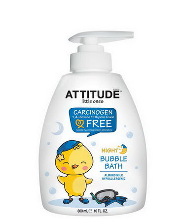 ATTITUDE, Little Ones, Night Bubble Bath, Almond Milk 300ml