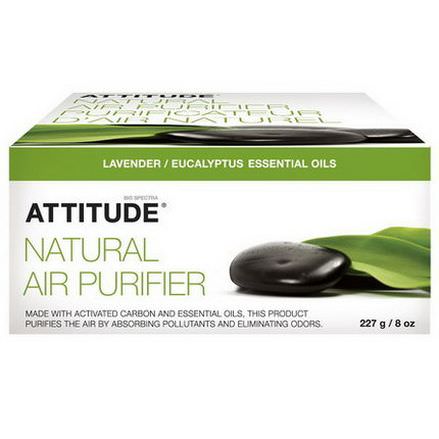 ATTITUDE, Natural Air Purifier, Lavender / Eucalyptus Essential Oils 227g