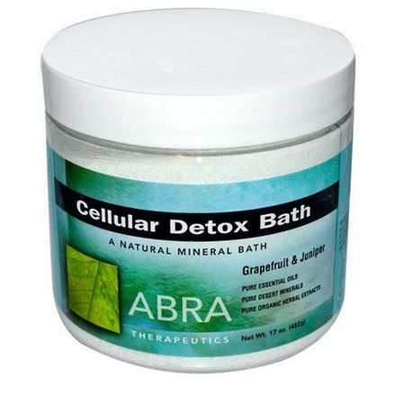 Abra Therapeutics, Cellular Detox Bath, Grapefruit&Juniper 482g