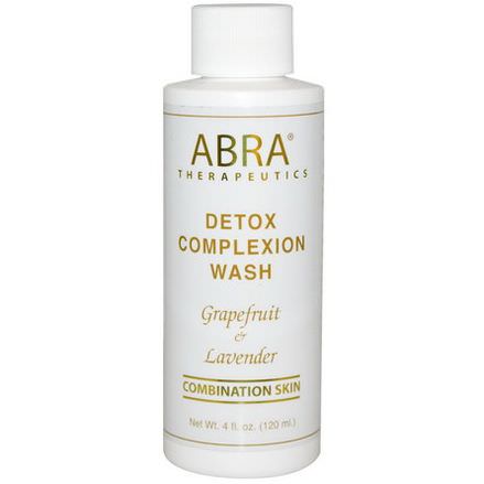 Abra Therapeutics, Detox Complexion Wash, Grapefruit&Lavender 120ml