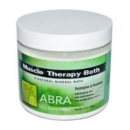 Abra Therapeutics, Muscle Therapy Bath, Eucalyptus&Rosemary 482g