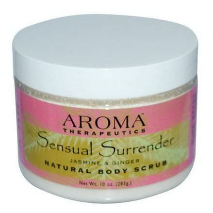 Abra Therapeutics, Natural Body Scrub, Sensual Surrender, Jasmine&Ginger 283g