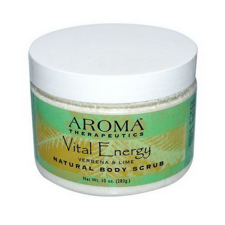 Abra Therapeutics, Natural Body Scrub, Vital Energy, Verbena&Lime 283g