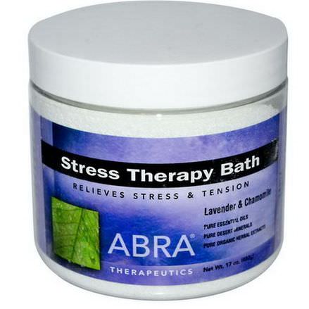 Abra Therapeutics, Stress Therapy Bath, Lavender&Chamomile 482g