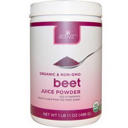 Activz, Organic Beet Juice Powder 486g