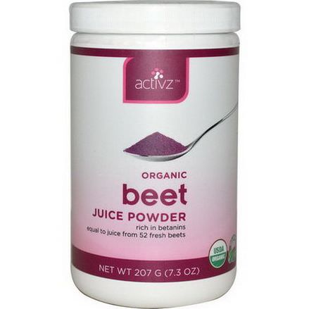 Activz, Organic Beet Juice Powder 207g