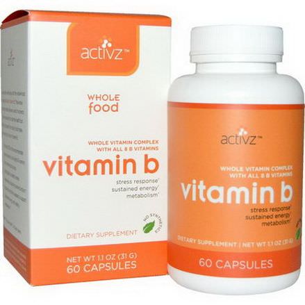 Activz, Vitamin B, 60 Capsules