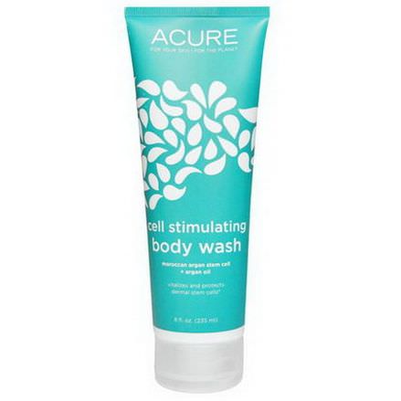 Acure Organics, Cell Stimulating Body Wash, Moroccan Argan Stem Cell Argan Oil 235ml