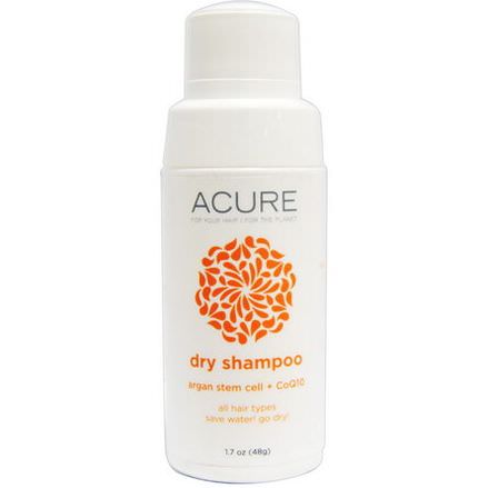 Acure Organics, Dry Shampoo, Argan Stem Cell CoQ10 48g
