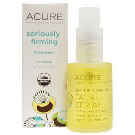 Acure Organics, Seriously Firming Facial Serum 30ml