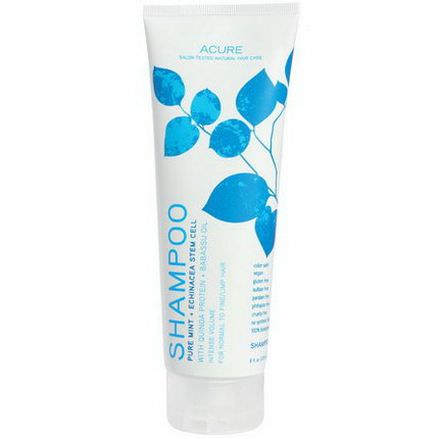 Acure Organics, Shampoo, Pure Mint Echinacea Stem Cell 235ml