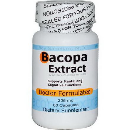 Advance Physician Formulas, Inc. Bacopa Extract, 225mg, 60 Capsules