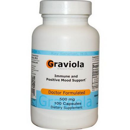 Advance Physician Formulas, Inc. Graviola, 500mg, 100 Capsules