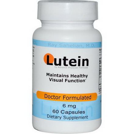 Advance Physician Formulas, Inc. Lutein, 6mg, 60 Capsules