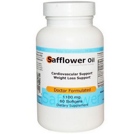 Advance Physician Formulas, Inc. Safflower Oil, 1100mg, 60 Softgels